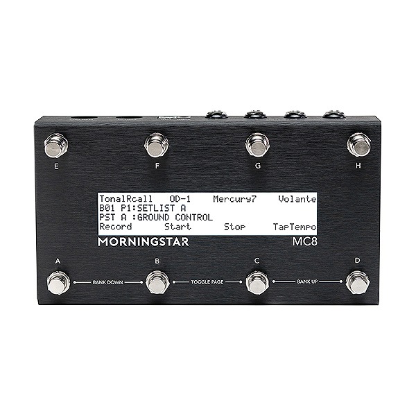 Morningstar FX / MC8 Fully Programmable MIDI Controller MIDIフット