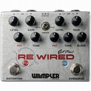 ワンプラー ホットワイヤード オーバードライブ/ディストーション Wampler Pedals / RE WIRED ワンプラーペダル オーバードライブ