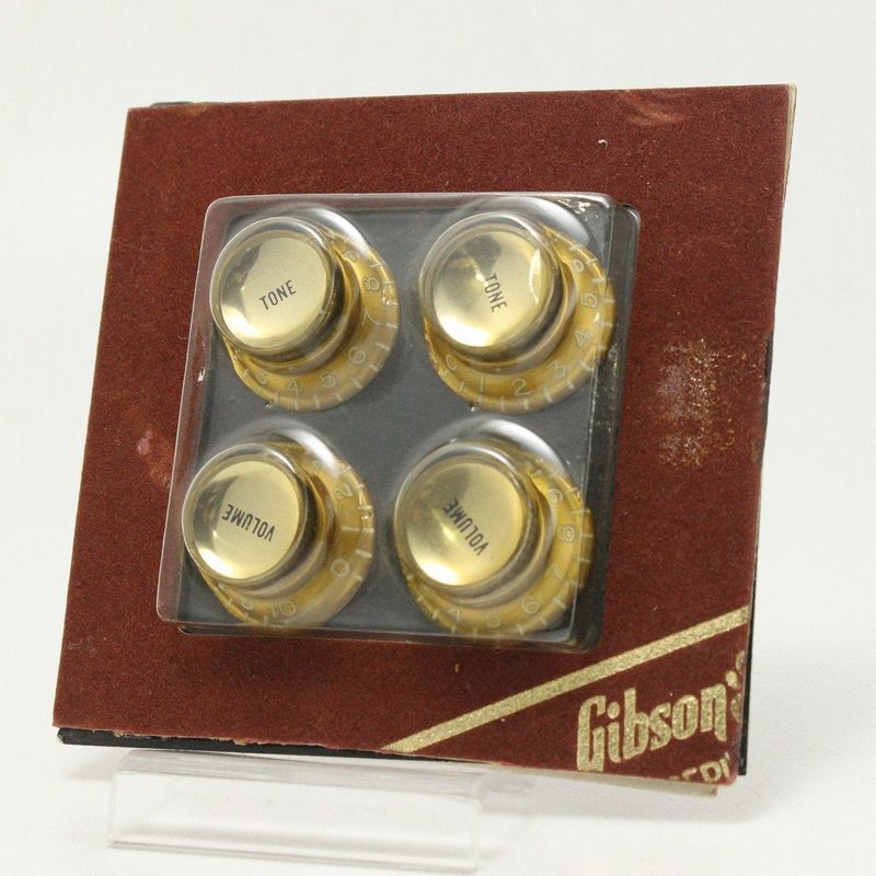 中古】 Gibson / Reflector Knobs Gold Set 【御茶ノ水本店】【値下げ