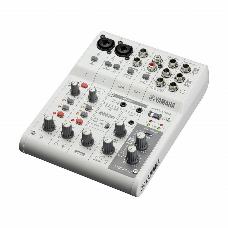 YAMAHA ヤマハ / AG06MK2 W (ホワイト) ライブストリーミングミキサー【御茶ノ水本店】
