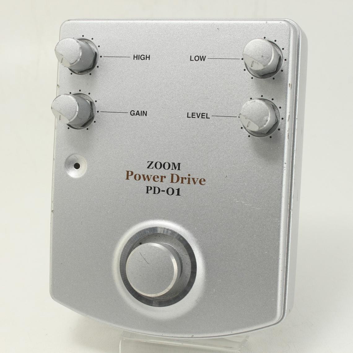 ZOOM PD-01 オーバードライブ 純正ACアダプター(DC14V出力)付 中古】 ZOOM / PD-01 Power Drive 【御茶ノ水本店】【8/10 値下げ
