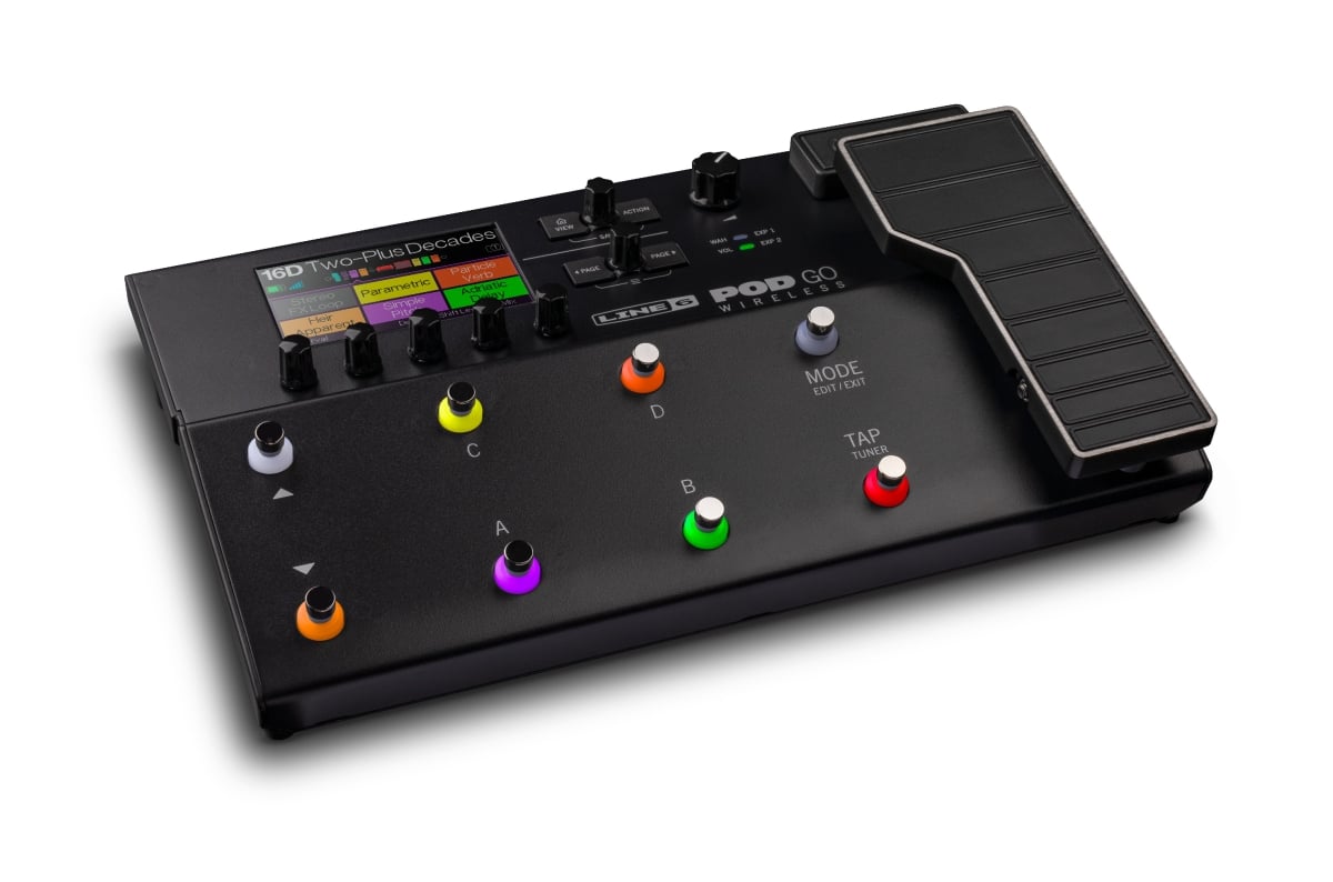 【美品】Line 6 POD Go Wirelessマルチエフェクター【完動品】 Line 6 / POD Go Wireless ライン6ラインシックス ワイヤレス マルチ