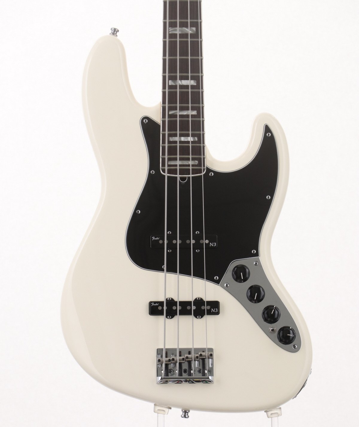 中古】FENDER USA / American Deluxe Jazz Bass N3 Olympic White