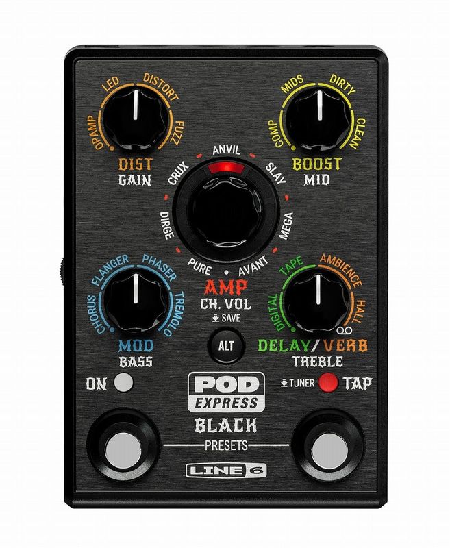 Line6 / POD Express Black ライン6 マルチエフェクター ハイゲイン