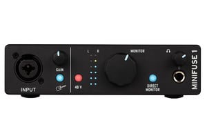 Arturia アートリア / MiniFuse 1 BK (ブラック) 1イン/2アウト USB-C オーディオインターフェイス