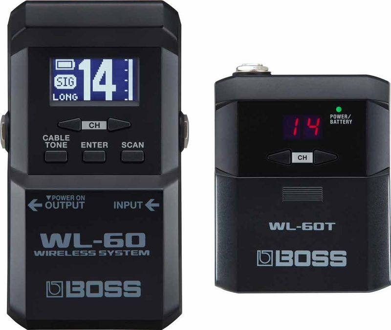 BOSS WL-60 ギターワイヤレスシステム 美品 純正レザーケース・元箱付 BOSS / WL-60 Wireless System ギター ワイヤレスシステム ペダル型