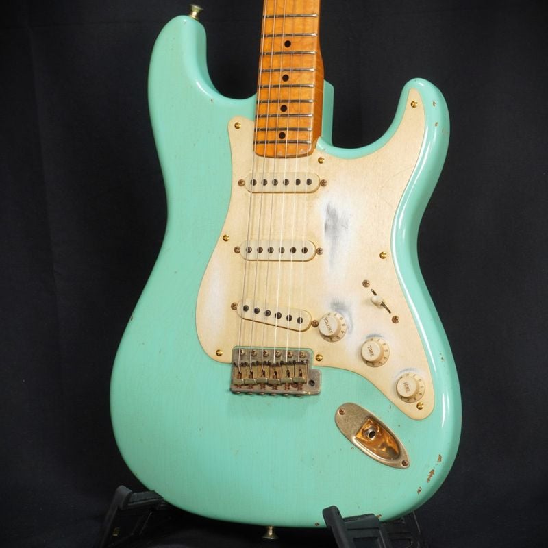 中古】Fender Custom Shop / 1956 Stratocaster Relic Gold Parts Surf