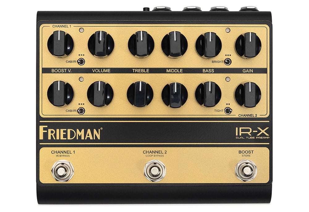 Friedman IR-X デュアルチャンネル プリアンプ Friedman / IR-X Dual Tube Preamp フリードマン プリアンプ
