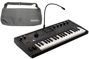 KORG コルグ / microKORG 2 メタリック・ブラック (MK-2 MBK) SYNTHESIZER/VOCORDER《限定カラーモデル：専用ソフト・ケース付属》