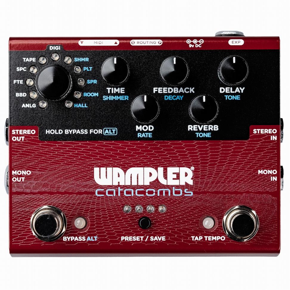 Wampler Pedals Ethreal ディレイ／リバーブ Ethereal - Reverb and Delay - Wampler Pedals