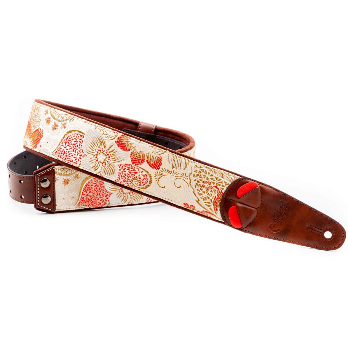 RightON!STRAPS / HOKKAIDO Beige ライトオン ギターストラップ【渋谷