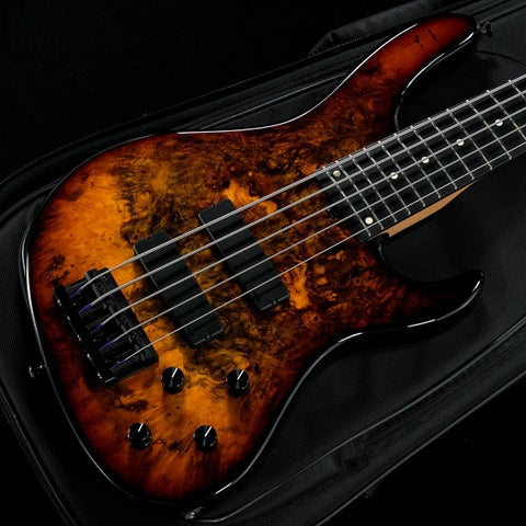 【中古】Sadowsky NYC / 40th Anniversary Custom Bass 5st 24F Mastergrade Buckeye Burl 59 Burst 【渋谷店】【値下げ】