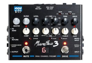EBS / MicroBass 3 2-Channel Professional Outboard Preamp ベース用 プリアンプ 【国内正規品】