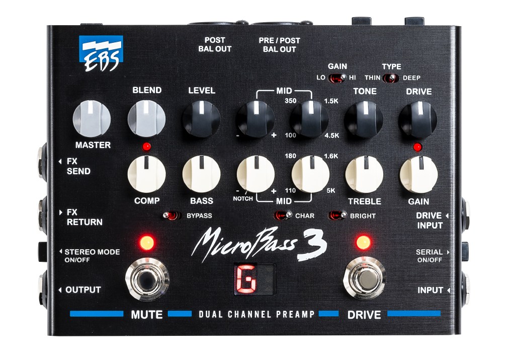 EBS Micro Bass3 中古 EBS / MicroBass 3 2-Channel Professional Outboard Preamp ベース用