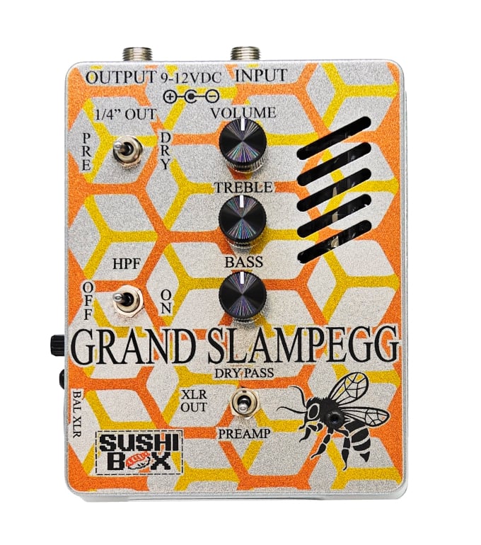 ベース Sushi Box FX GRAND SLAMPEGG SUSHI BOX FX / Grand Slampegg ベース用チューブ・プリアンプ ベース