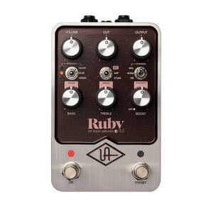 ギター UAFX Ruby Top Boost Amplifier e63 期間限定特別価格】Universal Audio / UAFX Ruby '63 Top Boost