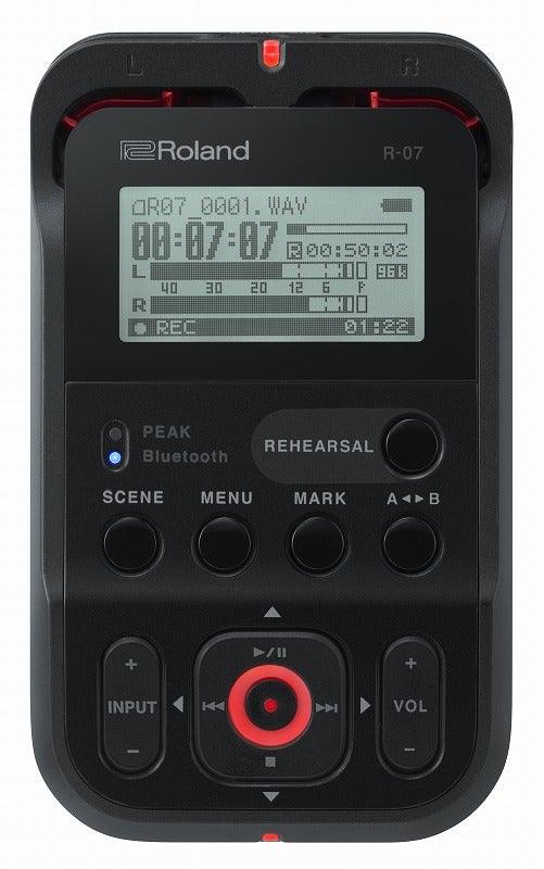 Roland / R-07 BK オーディオレコーダー《渋谷MUセール》【渋谷店】展示品チョイキズアウトレット