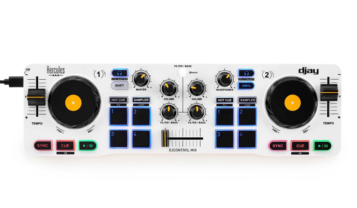 DJ機材 Hercules DJ CONTROL MIX Hercules / DJCONTROL MIX【SCRATCH音ネタ入りUSBメモリーサービス