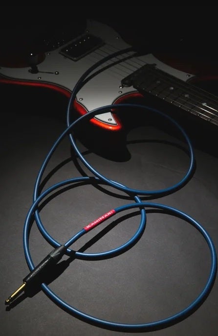 Kaminari (神鳴) カミナリ / Electric Guitar Cable K-GC5LS 5m LS 藍