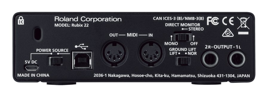 Roland / RUBIX22 USBオーディオインターフェース【渋谷店】 | USB