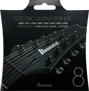 Ibanez / IEGS8 Super Light Gauge 8 Strings エレクトリックギター弦 8弦 .009?.065