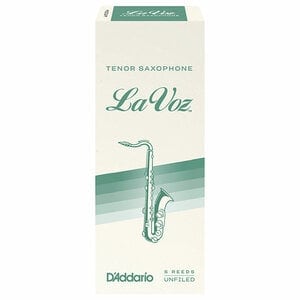【未開封】RICO La Voz ソプラノサックス Medium 3箱 旧箱 DAddario Woodwinds / RICO LA VOZ テナーサックス用リード 5枚入 ラ
