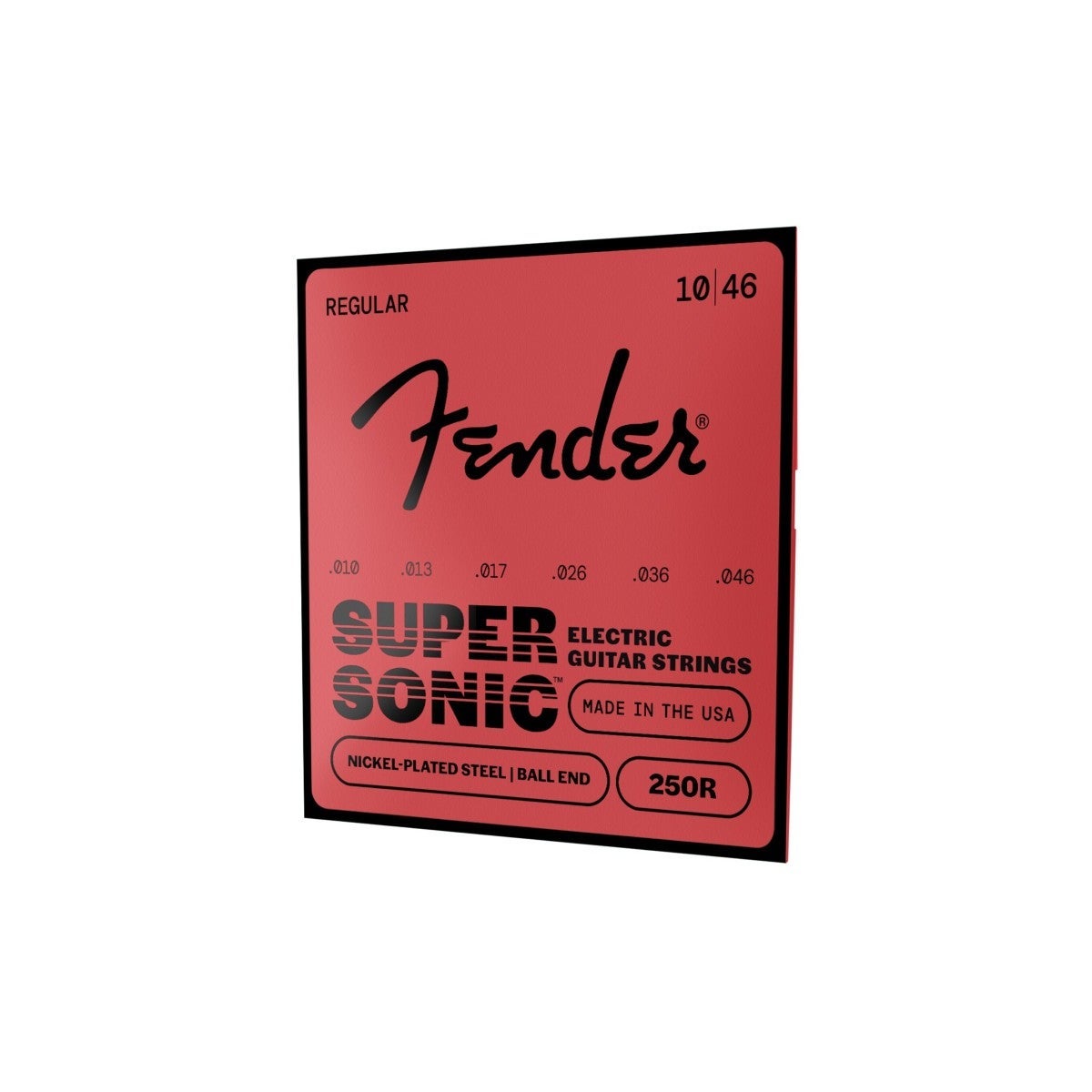 Fender USA / SuperSonic Nickel Plated Steel 250R Regular 10-46