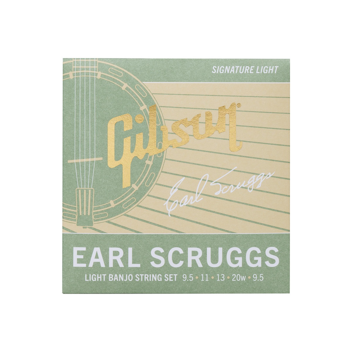 Gibson / Earl Scruggs Banjo String Set Signature Light Gauge