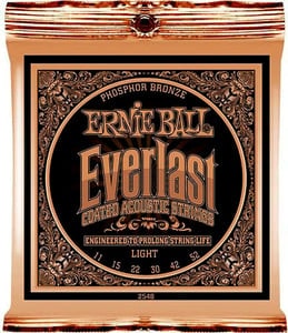 ERNiE BALL / Everlast Coated Phosphor Bronze #2548 Light 11-52 アコースティックギター弦 コーテッド
