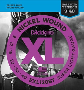 D'Addario / EXL120BT Balanced Tension Super Light 09-40 エレキギター弦