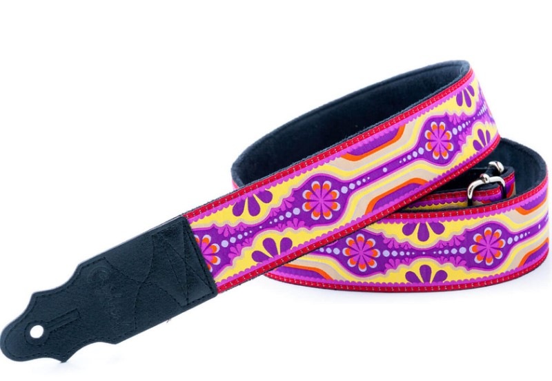 RightON!STRAPS / LAUREL Purple ライトオン ギターストラップ