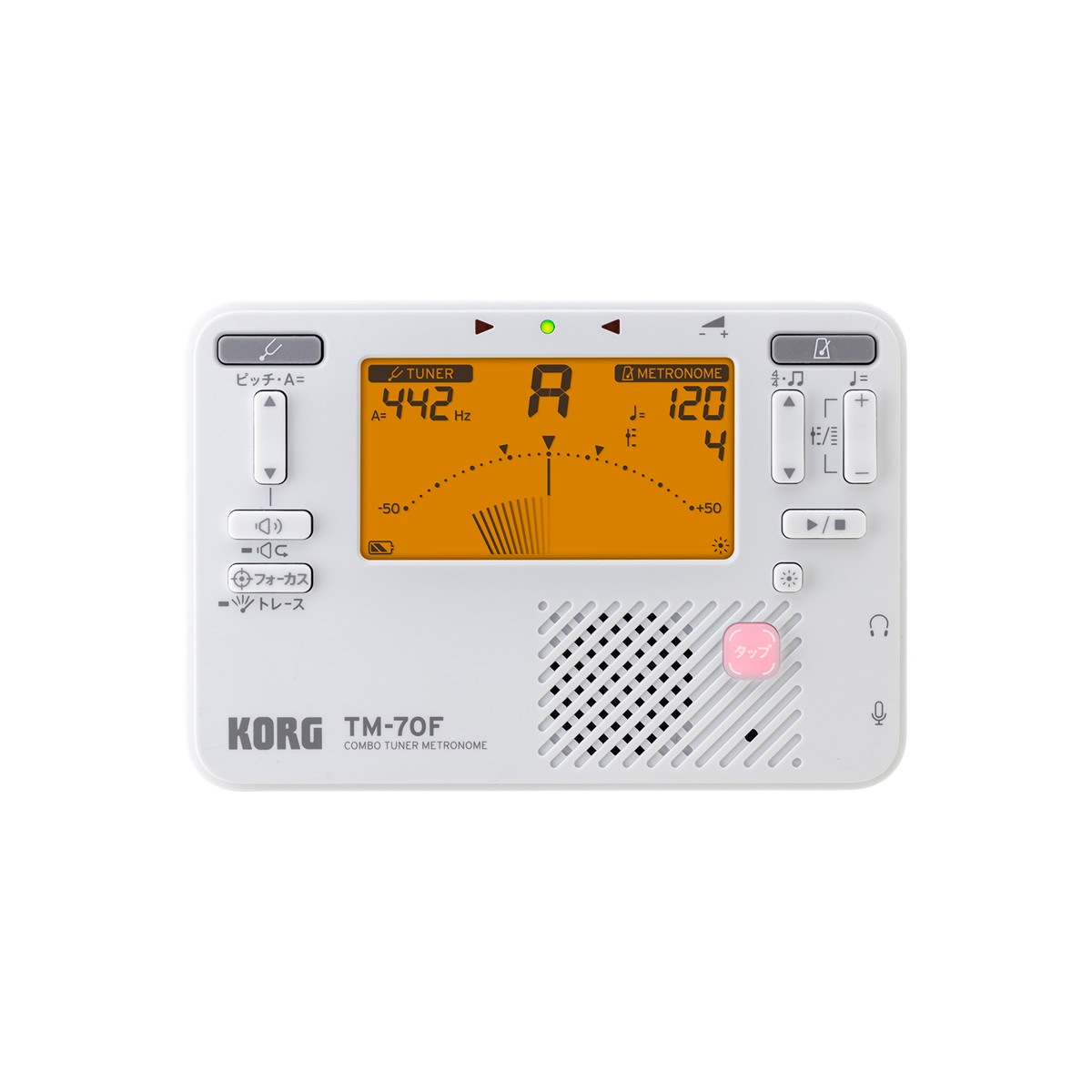 KORG / TM-70F WH White Combo Tuner Metronome コルグ チューナー