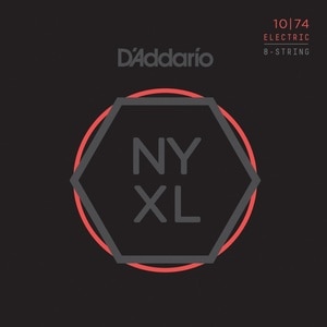D’Addario / NYXL1074 NYXLシリーズ 10-74 8弦エレキギター弦 1セット【国内正規品】
