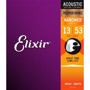 Elixir / 16182 HD Light Acoustic Phosphor Bronze with NANOWEB