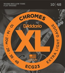 D'Addario / Chromes Flat Wound ECG23 10-48 Extra Light エレキギター弦