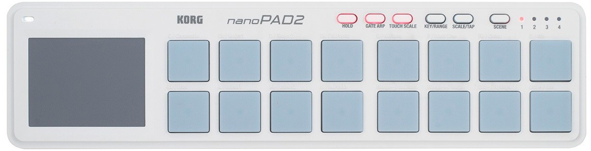 KORG コルグ / nano PAD2 WH SLIM-LINE USB パッド ホワイト (nanoPAD2