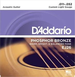 D'Addario / Phosphor Bronze EJ26 Custom Light 11-52 アコースティックギター弦