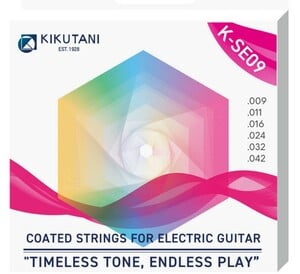 KIKUTANI MUSIC / K-SE09 09-42 コーティング弦 エレキギター用