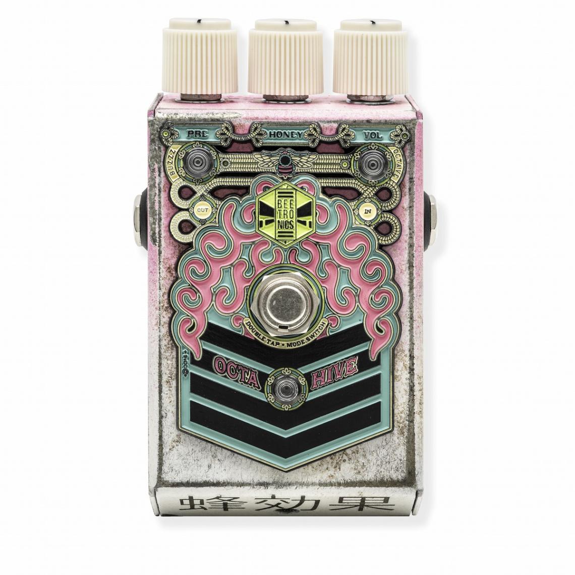 Beetronics OCTAHIVE V2 オクターブファズ Octahive v2 High Octave Buzz • Limited Edition • Red Reign