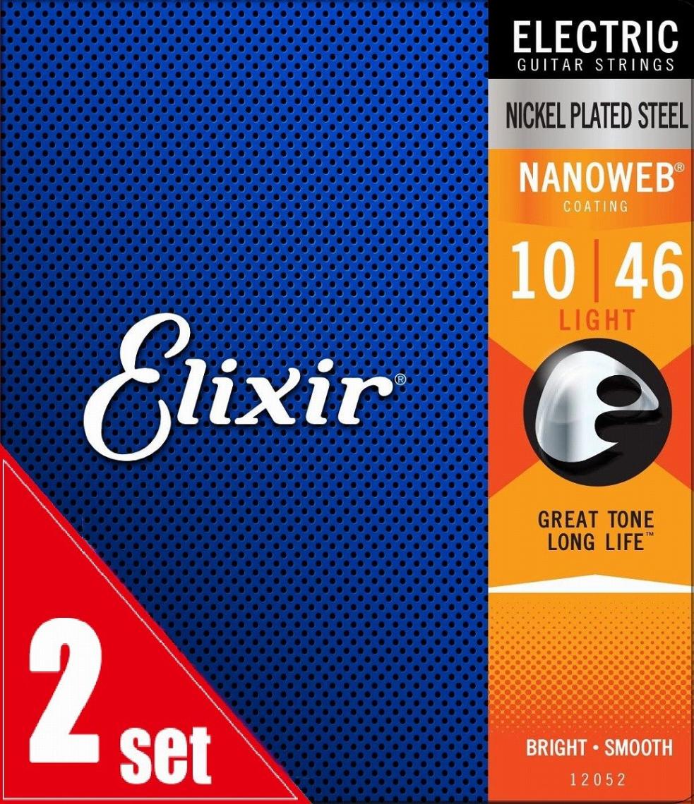 Elixir / NANOWEB with ANTI-RUST #12052 Light 10-46 2set エレキ