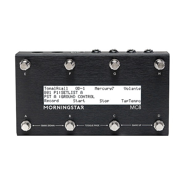Morningstar MC8 MIDI Controller 本体 Morningstar FX / MC8 Fully Programmable MIDI Controller MIDIフット