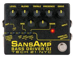 《セール品》TECH21 / SansAmp BASS DRIVER DI V2 サンズアンプ ベース用 オーバードライブ ベースプリアンプ