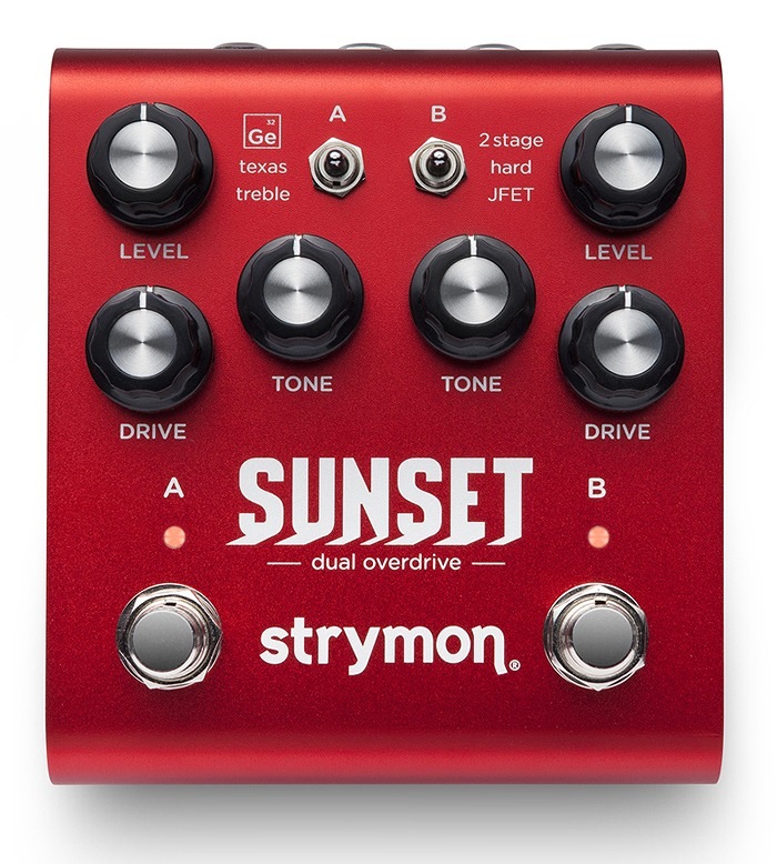 strymon SUNSET デュアルオーバードライブ限定色ミッドナイトブラック strymon SUNSET デュアルオーバードライブ限定色ミッドナイトブラック