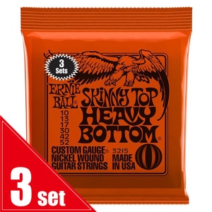 ERNiE BALL / 3215 SLINKY TOP HEAVY BOTTOM RED 3SET PACK エレキギター弦