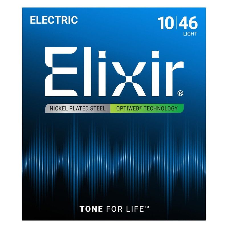Elixir / 19052 Light ELECTRIC NICKEL PLATED STEEL WITH OPTIWEB COATING エリクサー 弦【正規品】
