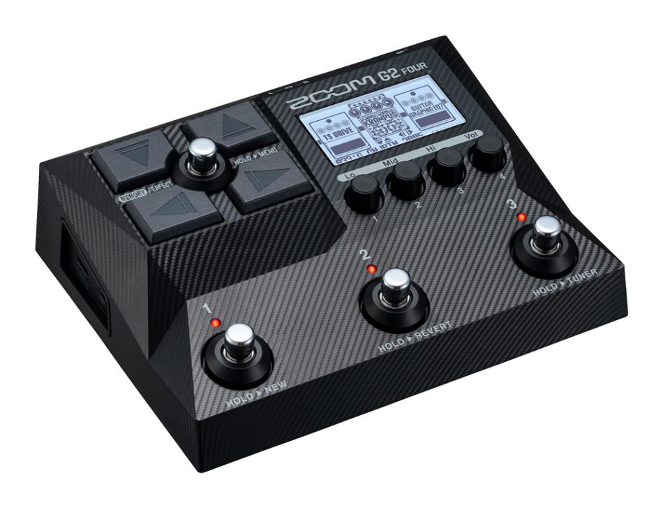 ZOOM / G2 FOUR Effects & Amp Emulator ギター マルチエフェクター