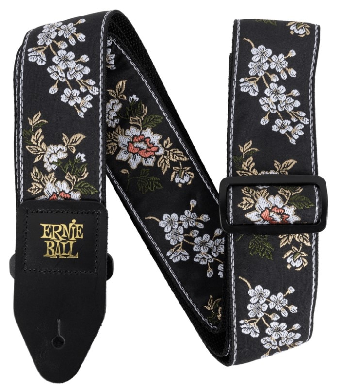 ERNiE BALL / Jacquard Strap #5362 White Blossom | ストラップ