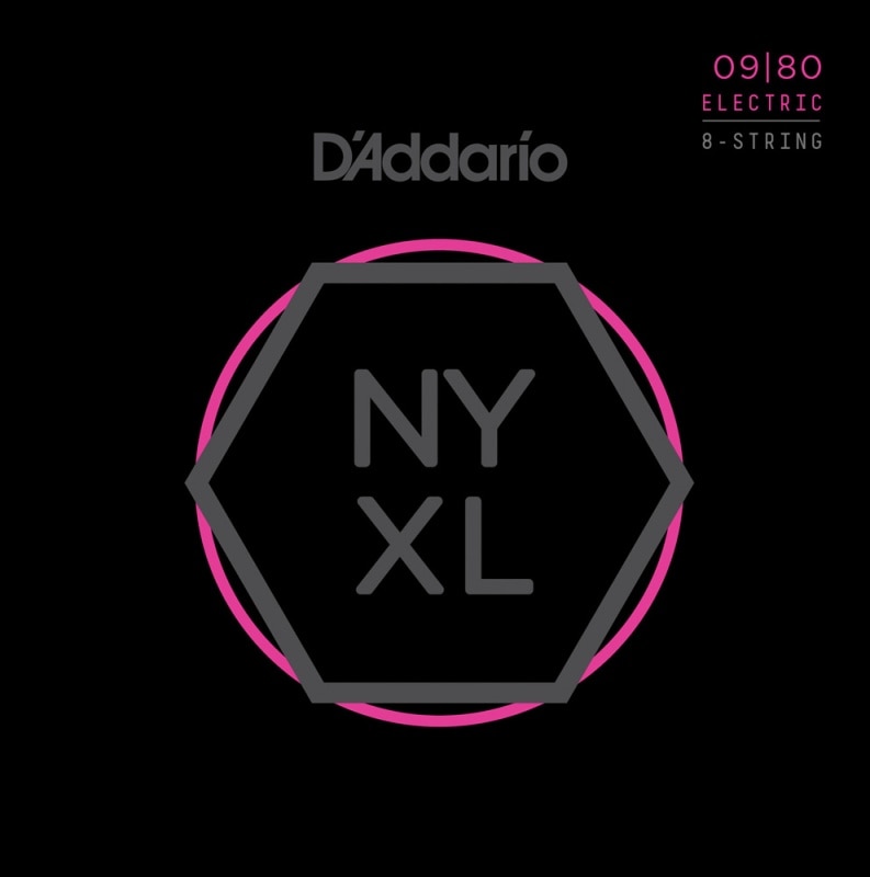 D’Addario / NYXL0980 NYXLシリーズ 09-80 8弦エレキギター弦 1セット【国内正規品】