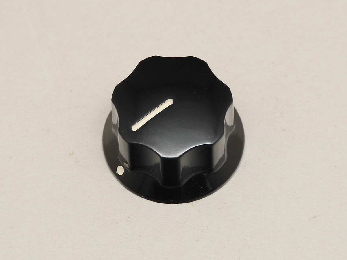 Fender / Concentric Jazz Bass Knob Black Upper 004-9411-049 2軸2連用上段ノブ