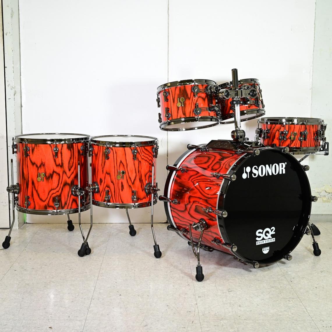 SONOR / SQ2 Series Custom Drumset 6PCS 22/10/12/14/16 14×6.5 Snare